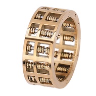 Abacus Ring For Men Math Number Jewelry Stainless Steel Charm Rings Gifts