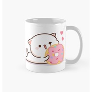 Cute Peach Cat Mug v28