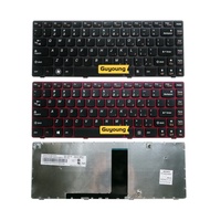 YJX US Keyboard For LENOVO V480 V380 V380S V385 V480S V485 V380A V480A V480SA English Laptop Red Gre