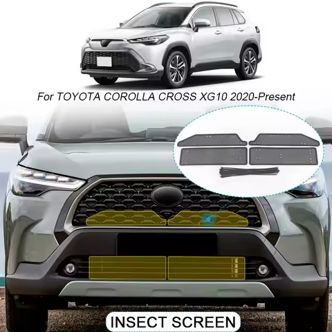 Car Insect-proof Air Inlet Protection Cover Airin Insert Net Vent Racing Grill Filter For Toyota Cor