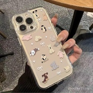 Bow Puppy Suitable Phone Case Simple Suitable for IPhone 16, IPhone 11, IPhone 12, IPhone 13, IPhone