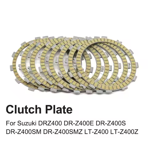 Motorcycle Accessories Clutch Plate Friction Disc Kit For SUZUKI DR-Z400 LT-Z400 DRZ400 DRZ 400 400E