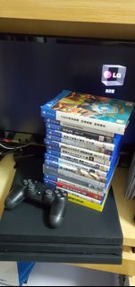 賣 PS4 pro 1TB 連15隻game 跟24吋LG電視
