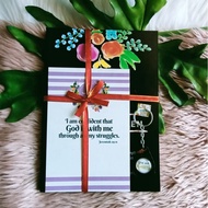 Prayer Journal with bible verse notepad
