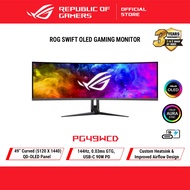 ASUS ROG Swift OLED PG49WCD gaming monitor- 49-inch (5120x1440) curved QD-OLED, 144Hz, 0.03ms, G-SYN