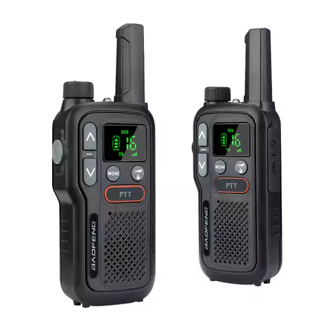 Baofeng 2 pcs Mini Walkie Talkie PMR 446 USB Portable Two-way Radio dual PTT Walkie-talkies T18 Port