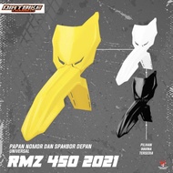 FRONT FENDER + NUMBER PLATE RMZ 450 Modify CRF WR 155 KLX DTRACKER 150 SUPERMOTO TRAIL