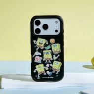 海綿寶寶日常貼紙亂花峽谷強悍MagSafe iPhone手機殼
