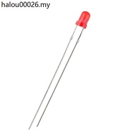 F3 Round Head Red Hair Red Extended Long Feet led Lamp Beads 3mm Super Long Feet Red Hair Red Indica