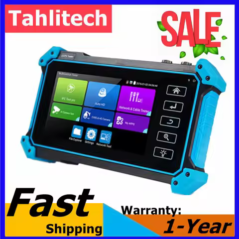 8K CCTV IPC Tester IPC-5200C Plus 8MP AHD TVI Tester With HDMI VGA RJ45 UTP Cable Testing Tool Kit H