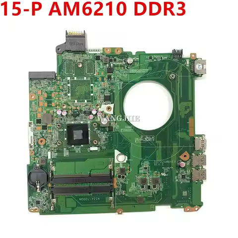 For HP Pavillion 15-P DAY22AMB6E0 762528-501 762528-001 762528-601 AM6210 A6-6210 DDR3 Notebook Moth