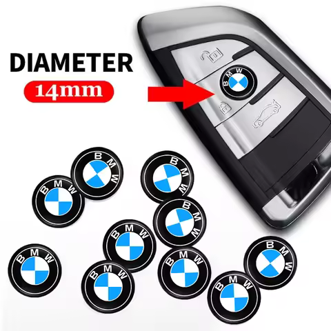 Metal Remote Key Badge Decor Sticker For BMW M M1 M2 M3 M5 M6 M7 X1 X3 X4 X5 X7 E39 E46 E60 E87 E90 