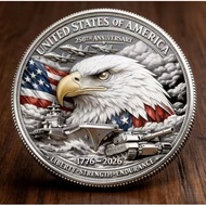 Game & Anime Coins - US 250th Anniversary Lucky Coins - Board Game Collectibles