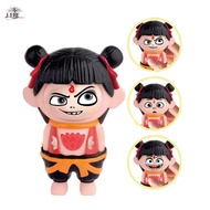 JEREMY1 NeZha2 Face Changing Doll, Anime Keychain NeZha Face Makeup Toy, Figure Toys DIY Crafts Chin