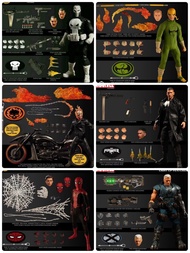 Mezco marvel 漫威 iron fist 鋼拳 鐵拳 ironfist/ Netflix the Punisher 懲罰者/ 紅黑蜘蛛 Sipderman Far From Home /ca