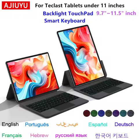 Backlight Keyboard Case For Teclast M40 Pro M40 P20S P20HD M40 Plus P30s P40HD T40 Pro T50 M50 Plus