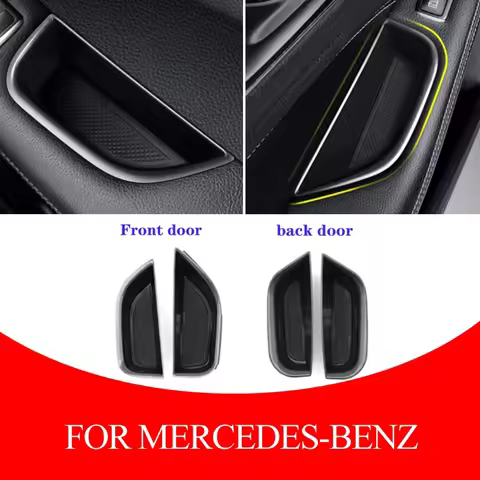 Car Organizer Door Handle Storage Box Container Tray for Mercedes Benz CLA C117 GLA X156 A Class W17