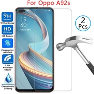 tempered glass screen protector case for oppo a92s cover on oppoa92s a 92s a92 s 6.57 protective pho