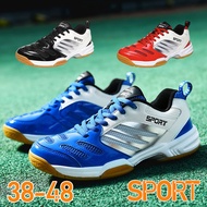 COD Tennis Badminton Training Shoes For Men Athlete Sport Sneakers Plus Size 38-48 QJHDFJH
