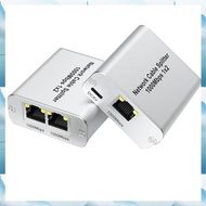 [G V W E] Ethernet Splitter 1 to 2 High Speed Gigabit Ethernet Switch 2 Port Internet RJ45 LAN Split