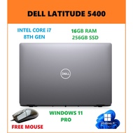 DELL LATITUDE 5400 WITH INTEL CORE i7 8TH GEN PROCESSOR (REFURBISHED)