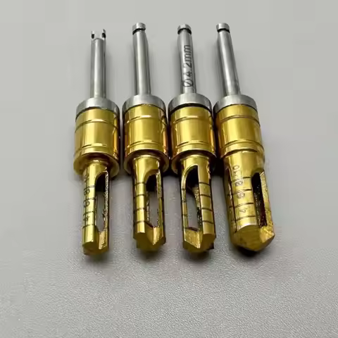 Dental Bone Collector Self Grinding Bone Mill Drill Set for Implant Surgery Kit with Motor Handpiece