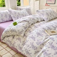 High Quality Cotton Cadar 2100TC HQ Cotton 7in1 Comforter set Getah KeLiling Bedsheet tinggi 16inci