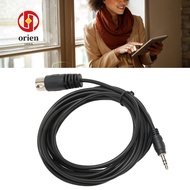 ORIEN MIDI DIN 7pin Stereo Conversion Cord, 3 meters/9.8ft Plug and Play 7 Pin Din Male to DC 3.5mm 