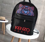 💗KENZO虎頭刺繡雙肩包 logo背包 kenzo背包 學生 戶外 旅遊 男女同款