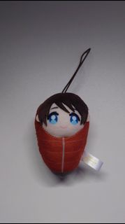 搖曳露營 Yurucamp  睡袋公仔 扭蛋 掛飾 - 齊藤惠那  (Saitou Ena)
