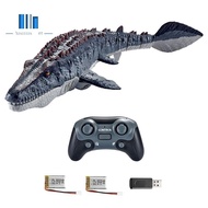2.4G RC Dinosaur , RC Water Toys RC Boat with Lightfor Swimming Pool Water Toys (with 2 Batteries)