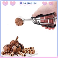 LEMONTRE 1/3PCS Cookie Scoop Set, with Comfort Handle Multifunctional Ice Cream Scoop, 304 Stainless
