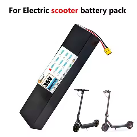 10S3P 36V 20000mAh 18650 rechargeable lithium-ion battery 500W built-in BMS Suitable for KUGOO S1, S