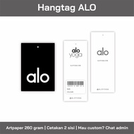 Hangtag alo alo sport label/ alo sport label/ sport brand/