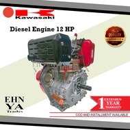 Kawasaki Diesel Engine 12 HP 190F Highspeed Lowspeed Electric And Manual Start