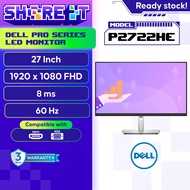 Dell 27” P2722HE Monitor – USB-C | Full HD | HDMI VGA | Best for Work, Study, Business | 3 Years War