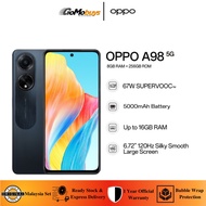 OPPO A98 5G Smartphone | 8GB RAM + 256 GB ROM | 67W SUPERVOOC | 5000mAh Battery