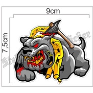 Fierce Dog Printing Sticker, Nice Zombie Dog Sticker