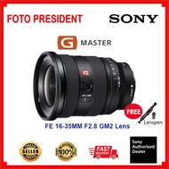 SONY FE 16-35mm F2.8 GM / GM II Lens ( SEL1635GM )