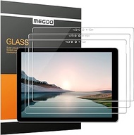 [3 Pack] Megoo Glass Screen Protector Designed for Surface Go 3/ Surface Go 2 10.5 Inch (2020 Release)- Tempered Glass/Easy Installation/Scratch Resistant (Precise Cutouts and Works with Surface Pen)