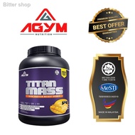 ☒☇Agym Nutrition TITAN MASS - HALAL- Weight Gainer 2kg 20servings [ BEST PRICE ]