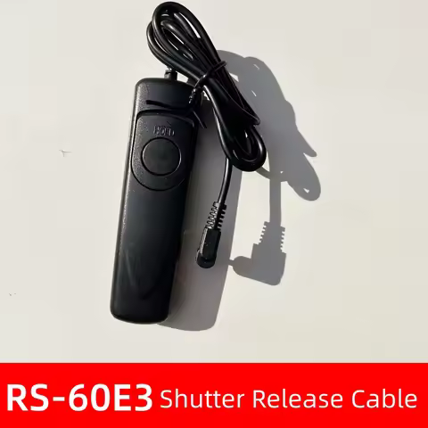 RS-60E3 Wired Remote Shutter Release Control for Canon R6II R7 R8 R10 R50 R RP M5 M6II 90D 80D Penta