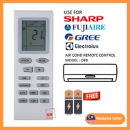 Gree Sharp 1HP Air Cond Air Conditioner Remote Control