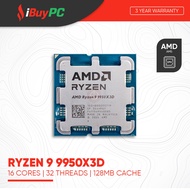 AMD Ryzen 9 9950X3D Processor | 16 Cores, 32 Threads | AM5 (Tray Unit)