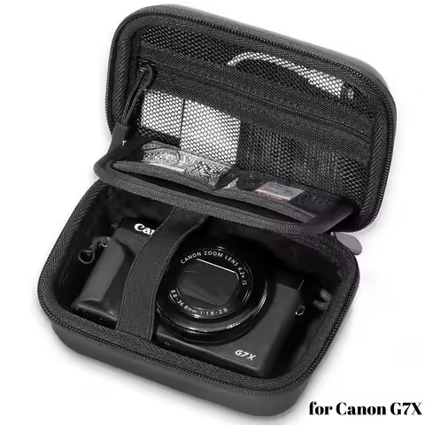Hard Shell Digital Camera Case for Canon G7X Mark III Mark II, Sony Cybershot, PowerShot SX740, Rico