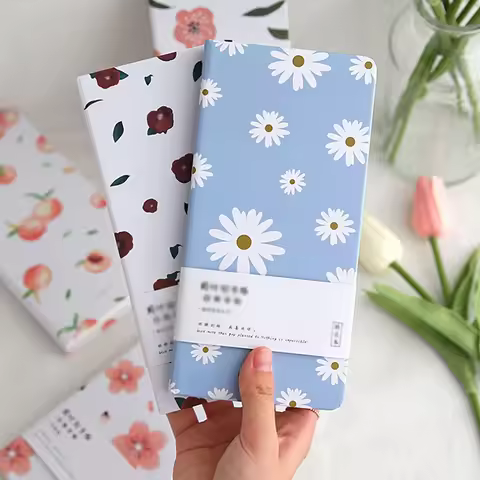 Weeks Checkered Schedule Grid Bookkeeping Diary Literary Notebook, Portable Small Book, Convenient t