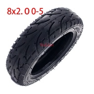 【Tech-savvy】 8x2.00-5 Tubless Tyre 8x2-5 Tire For C3 S3 S2 Mini Electric Bike Pocket Bike Mini Bike Electric Wheelchair 8 Inch Tyre