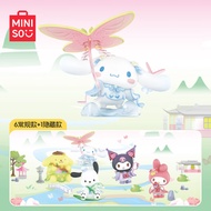 MINISO Blind Box Sanrio New Rhyme Flower Series Clow M Pacha Dog Big ear dog Garage kits ornaments Gift