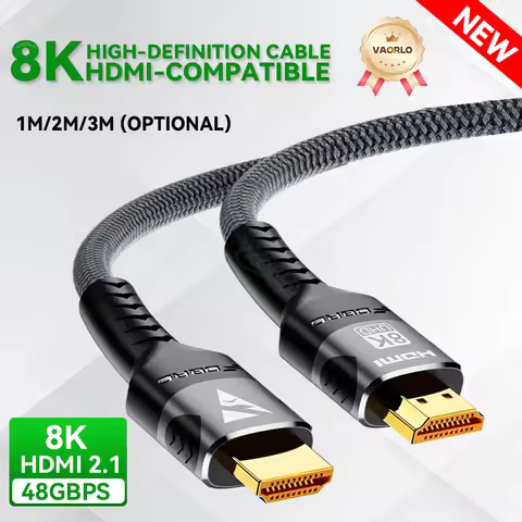 8K HDMI-Compatible Cable 4K@120Hz 8K@60Hz HDMI 2.1 Cable 48Gbps Adapter For RTX 3080 eARC HDR Video 