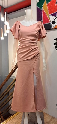 LUCILLE FORMAL DRESS REG TO PLUS SIZE FORMAL DRESS ninang gown for wedding